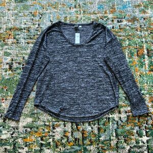 🆕GAP Space Dye Knit 3/4 Sleeve Top, Size Medium
